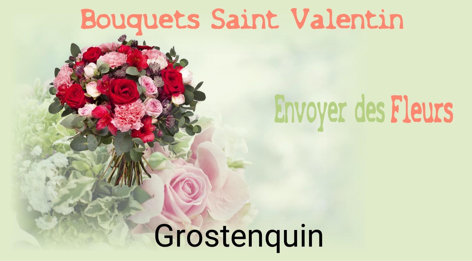 Roses de Saint-Valentin livrées à Grostenquin